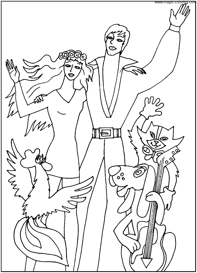 bremen Colouring Pages