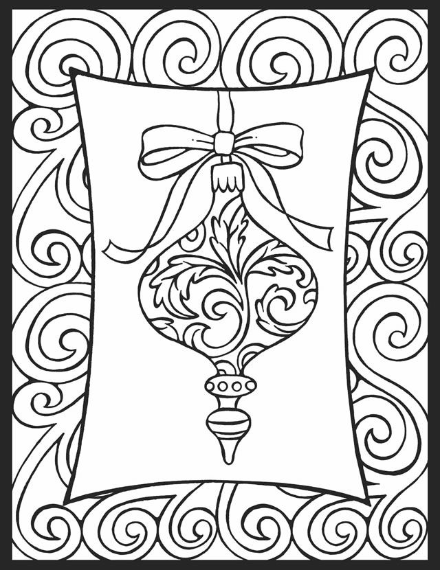 Christmas Ornament - Christmas Decorations Coloring Pages