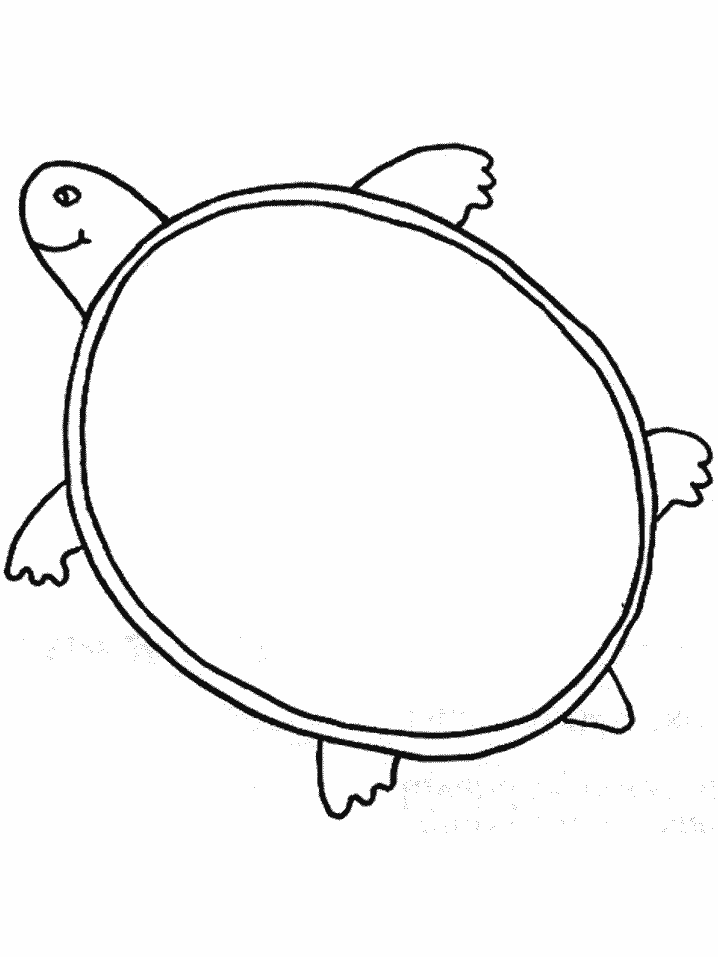 Printable Turtle 2 Animals Coloring Pages