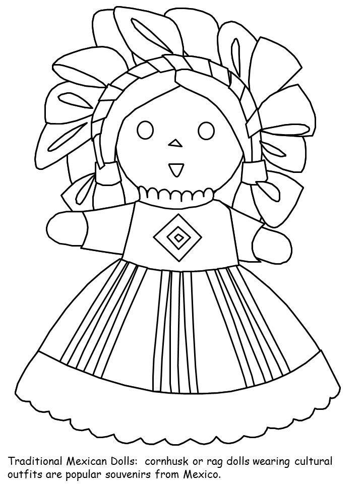 Mexican Coloring Pages Printable Images & Pictures - Becuo
