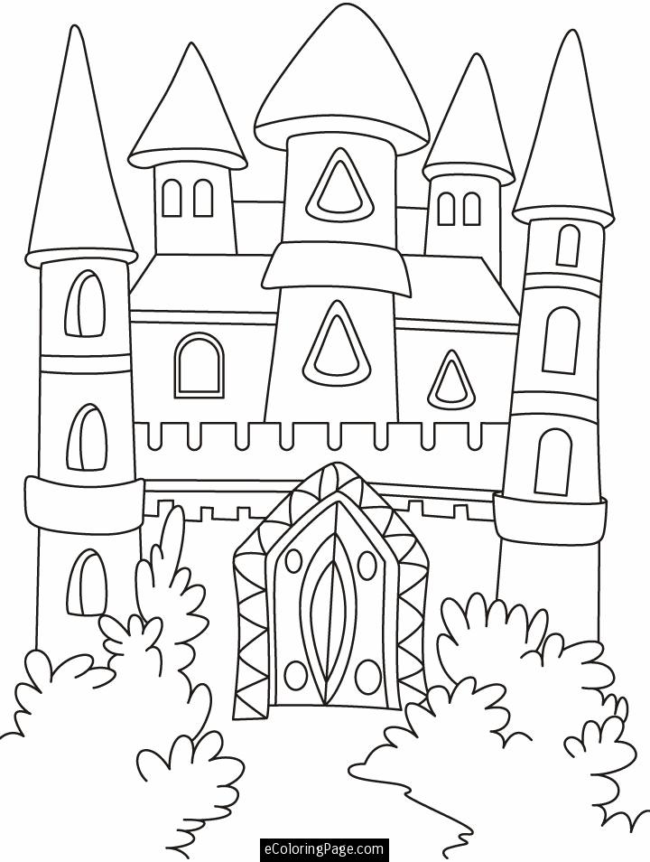 Disney Big Castle Coloring Pages - Disney Coloring Pages : iKids 