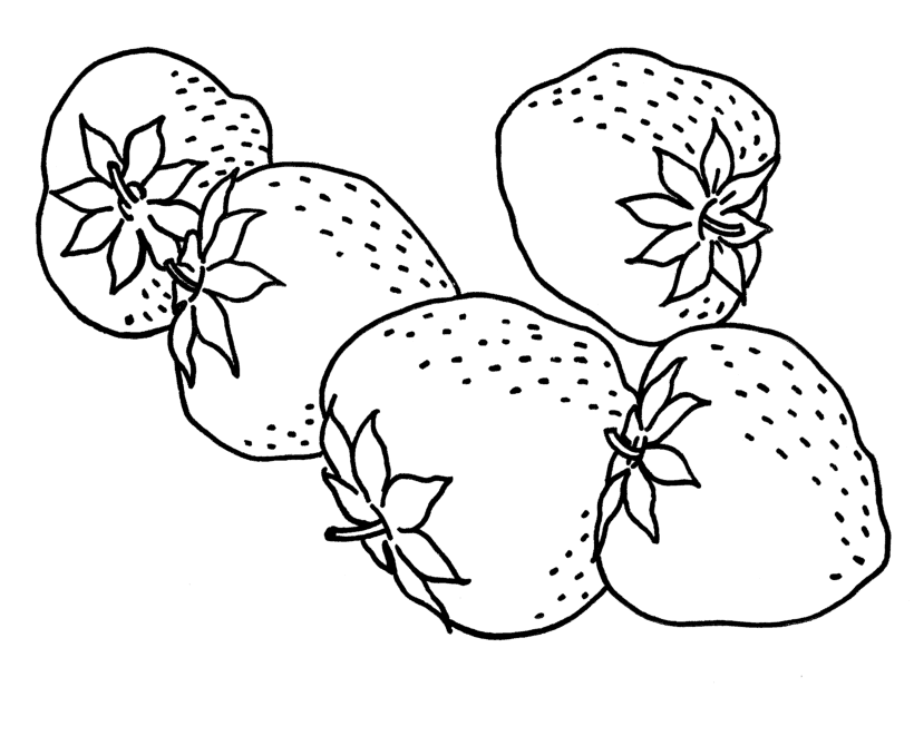 or kids fruit Colouring Pages