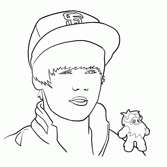 Justin Bieber Coloring Pages : Coloring Book Area Best Source for 