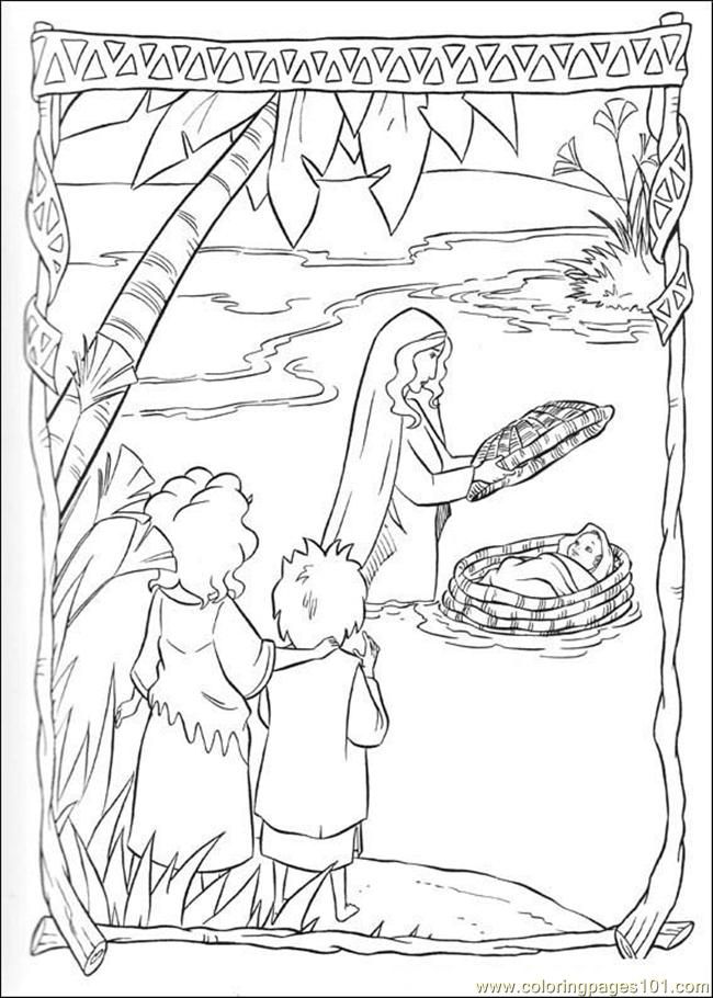 Coloring Pages Prince Egypt 02 (Countries > Egypt) - free 