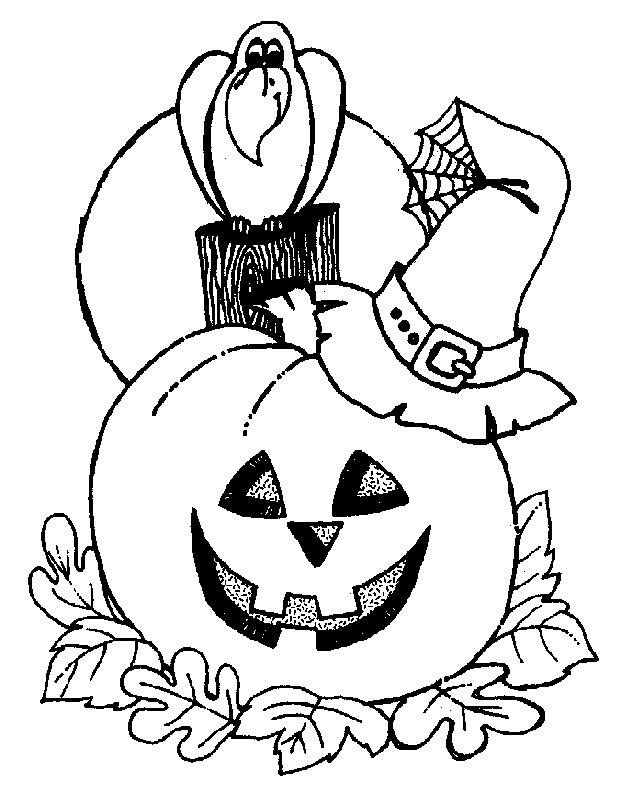 Hallowen Coloring Pages