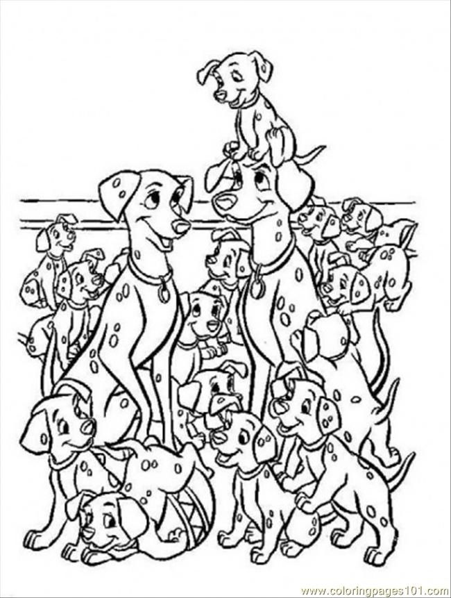 Dalmation Colouring Pages (page 3)