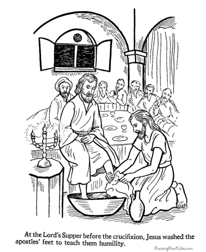 Christian Easter Coloring Page - 002