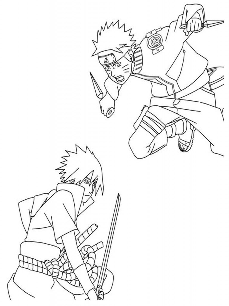 Naruto Coloring Pages Online