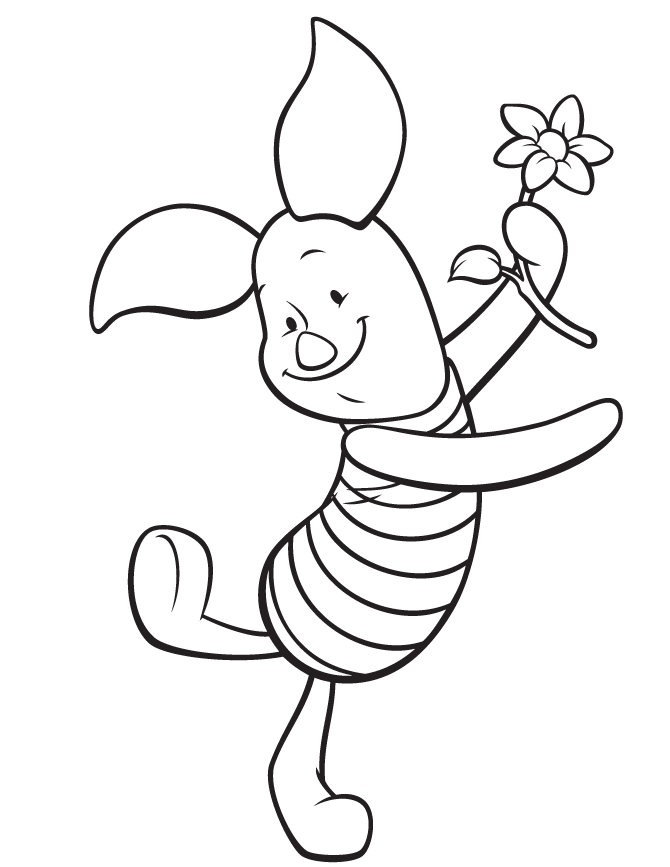 Download Piglet Pig Coloring Pages To Print Winnie The Pooh Or 