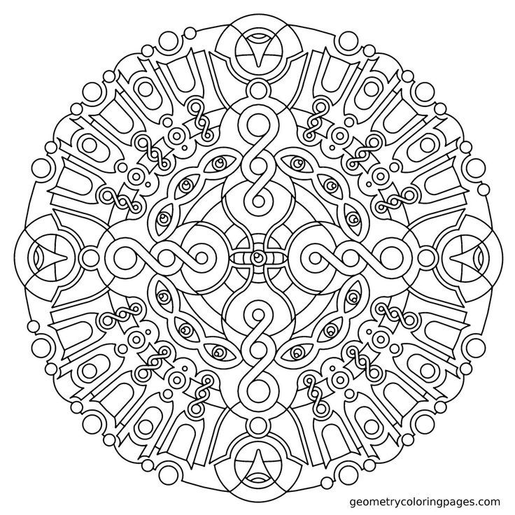 Geometry Coloring Pages - Imgur | Adult Coloring Pages