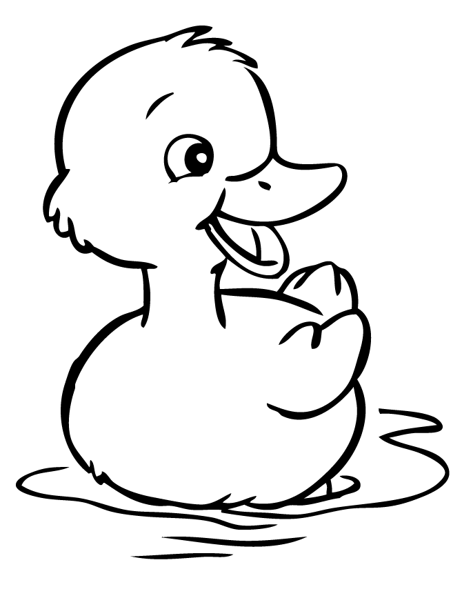 Duck Coloring Pages | Inspire Kids