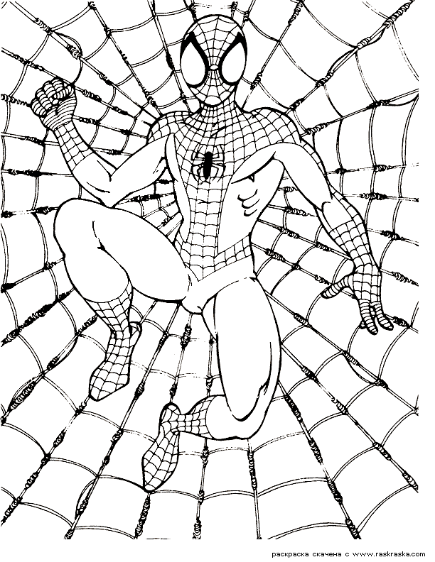 Free Coloring Pages Spiderman 7 | Free Printable Coloring Pages