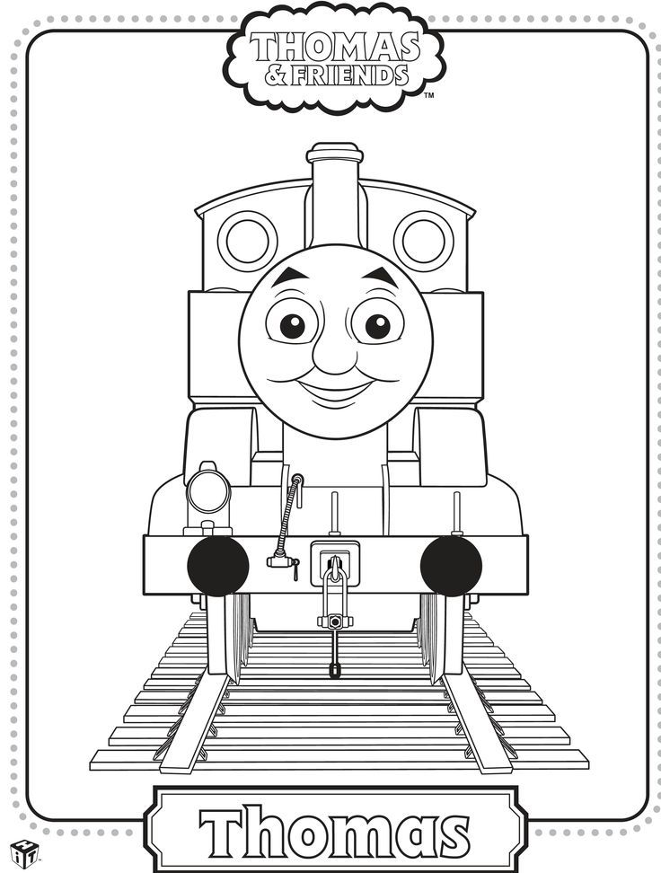 Thomas and Friends Coloring Page | Caleb