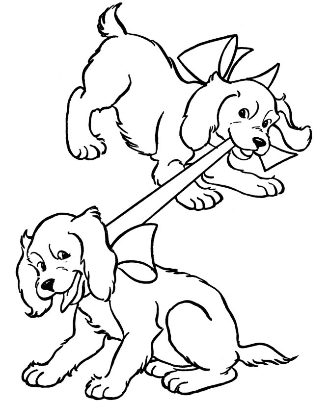 Printable Coloring Pages Of Dogs Pictures 2