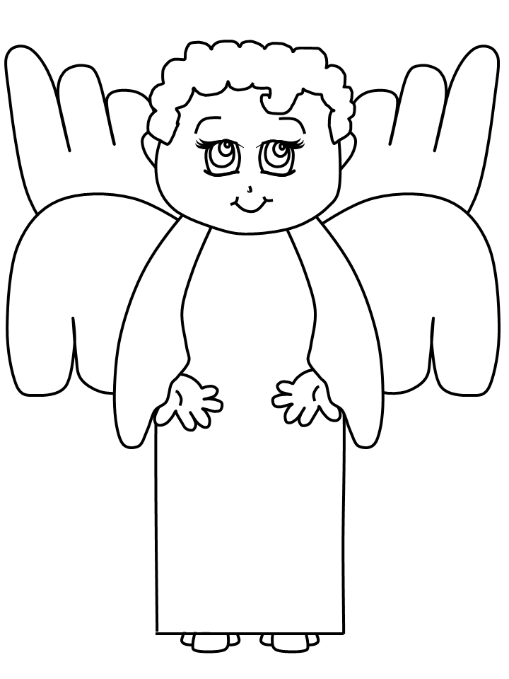 Angels Coloring Pages | Free Coloring Online