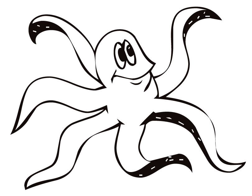 Octopus Coloring Pages Free Printable Download