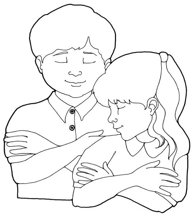Lds Boy Praying Coloring Page Images & Pictures - Becuo