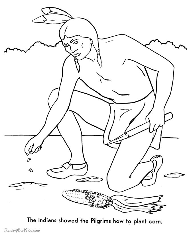 The Story Thanksgiving coloring pages 018