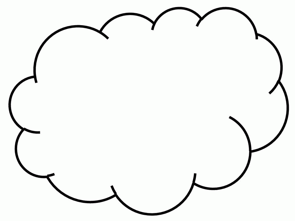 Rain Drop Coloring Page