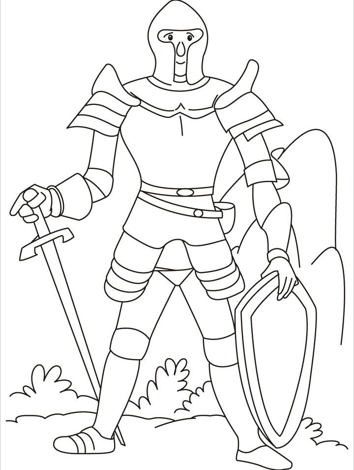 Minecraft Sword Coloring Pages