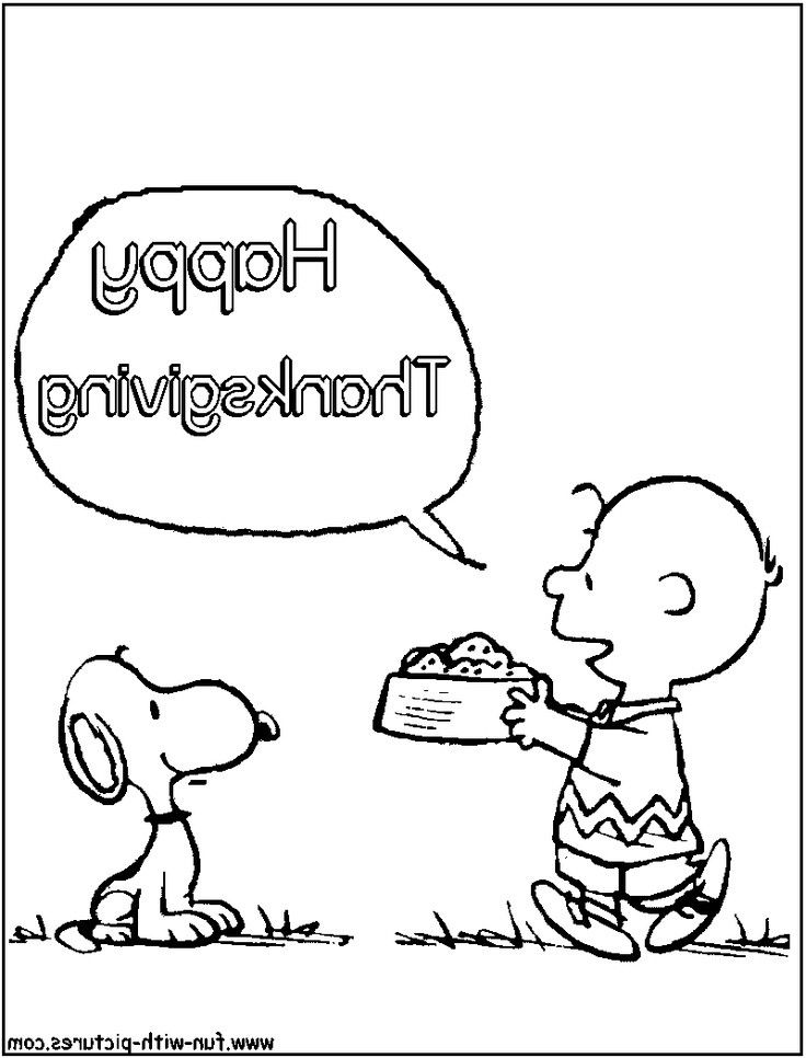 Charlie Brown Coloring Page