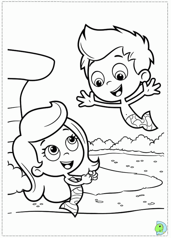Bubble Guppies Deema Colouring Pages Page 2