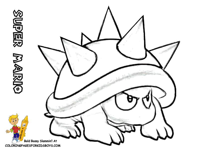 Super Mario Coloring Pages - Free Coloring Pages For KidsFree