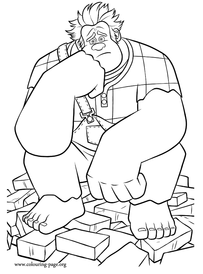 Wreck-It Ralph - Disney's Wreck-It Ralph coloring page