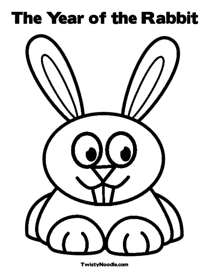 Coloring Pages Of Rabbits | Best Coloring Pages