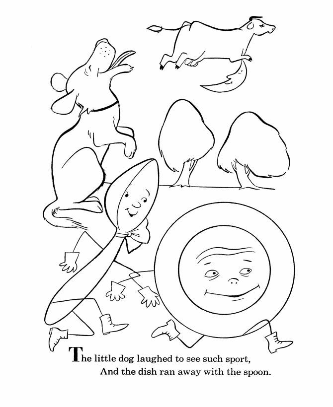 Nursery Rhymes Mother Goose Coloring Pages Old Mother Goose Quiz 