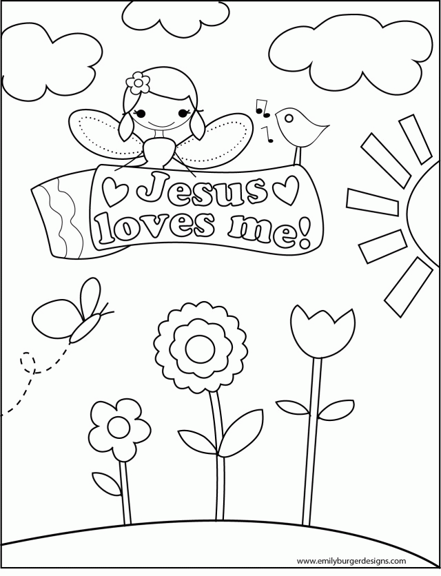 Jesus Loves Me Sheets Colouring Pages Page 2 283528 Jesus Loves Me 