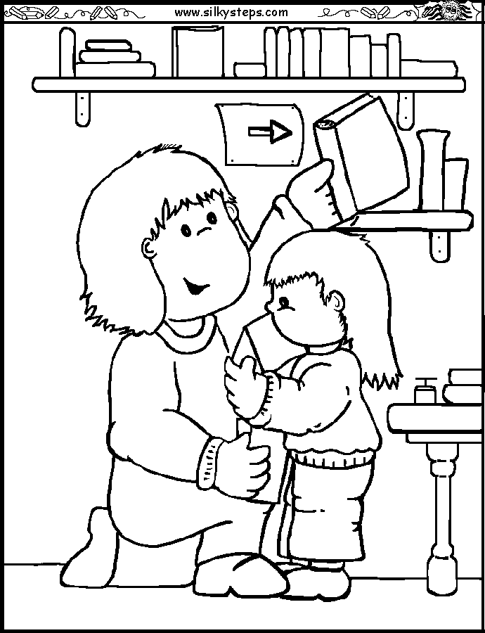 people who help us pages Colouring Pages