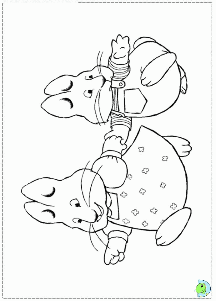 ax and Ruby Colouring Pages (page 3)