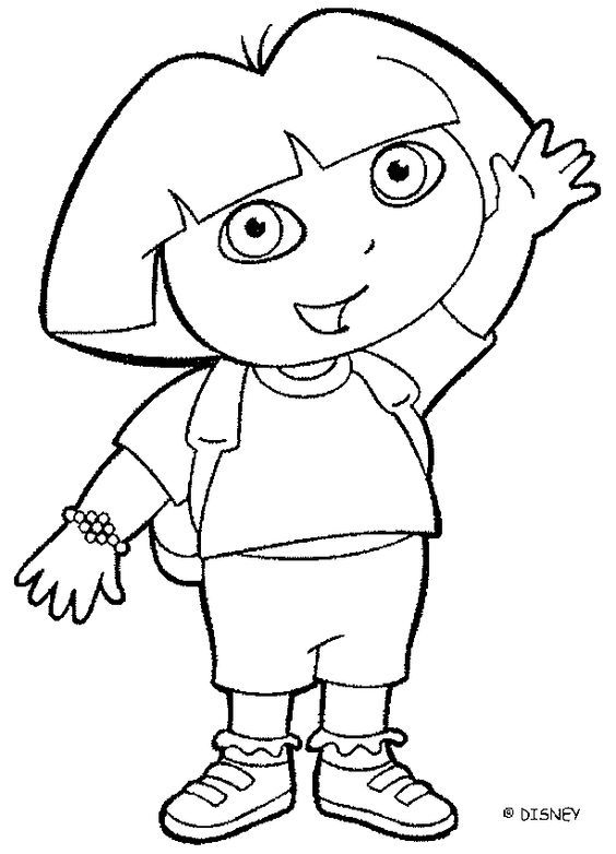 birthday coloring pages for 2 year olds - Google Search | Dora ...