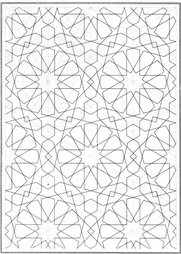 Mosaic S - Coloring Pages for Kids and for Adults