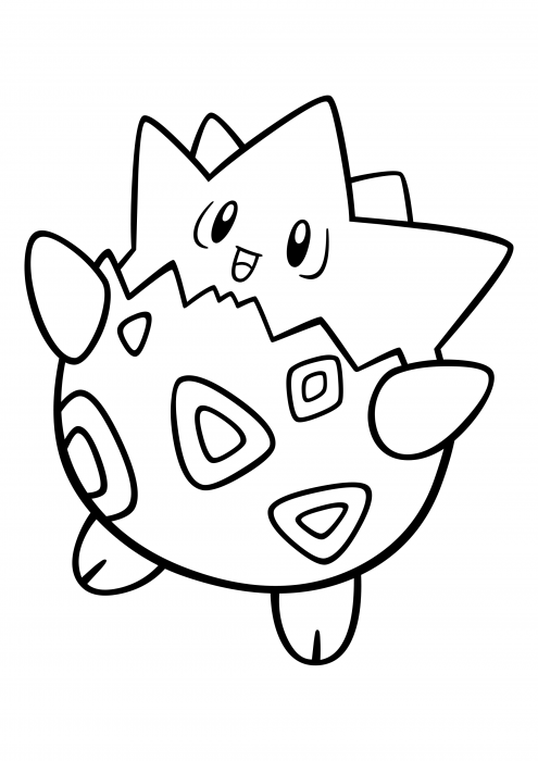 175 - Togepi coloring pages, Pokemon coloring pages - Colorings.cc