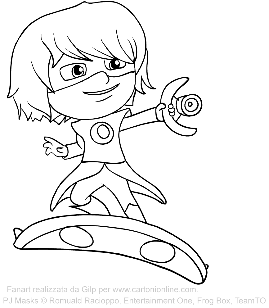 Luna Girl of PJ Masks coloring pages