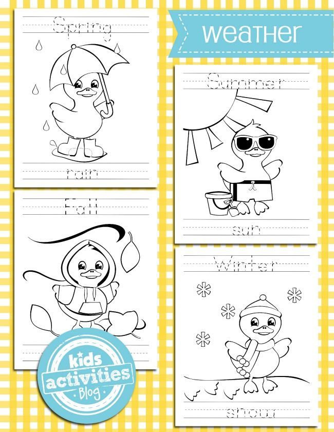 Weather Coloring Pages | Coloring Pages, Weather and Coloring