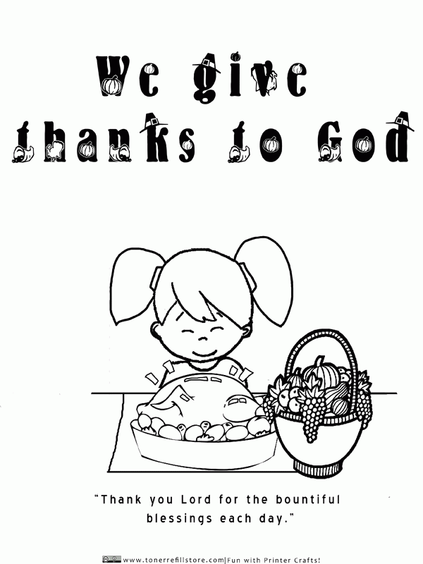 Meaningful Thanksgiving Coloring Pages - Download Now! - Fun with ...