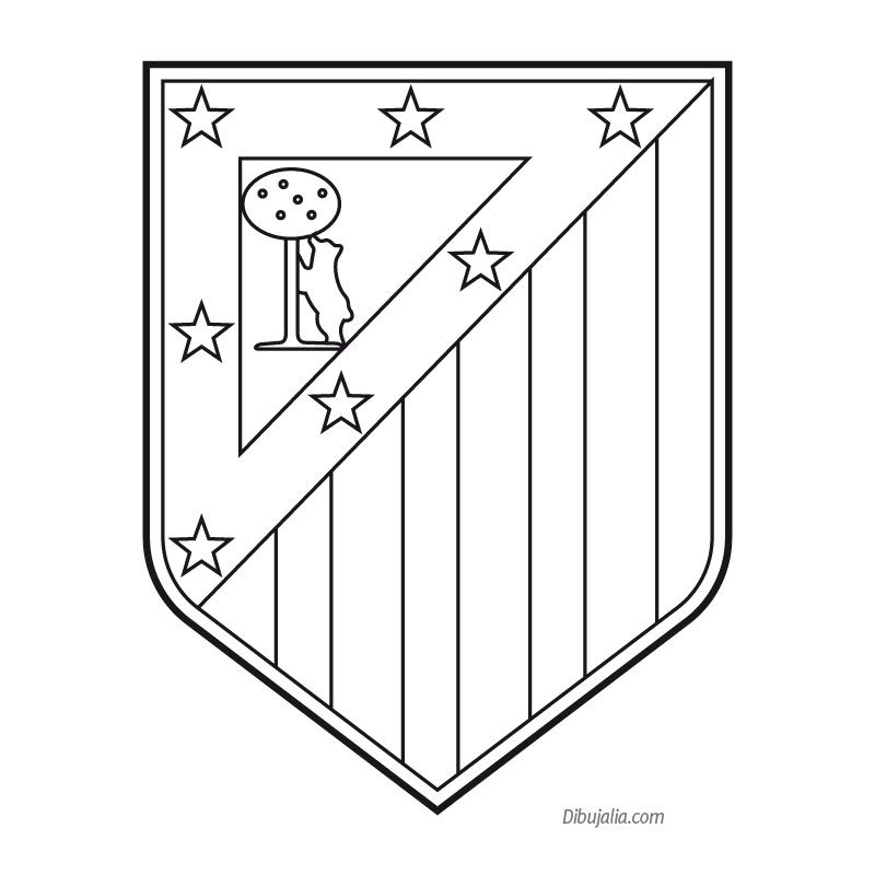 Atletico Madrid coloring page