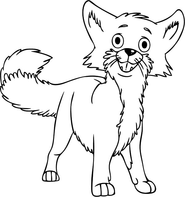 Desert Fox is Confused Coloring Pages - NetArt