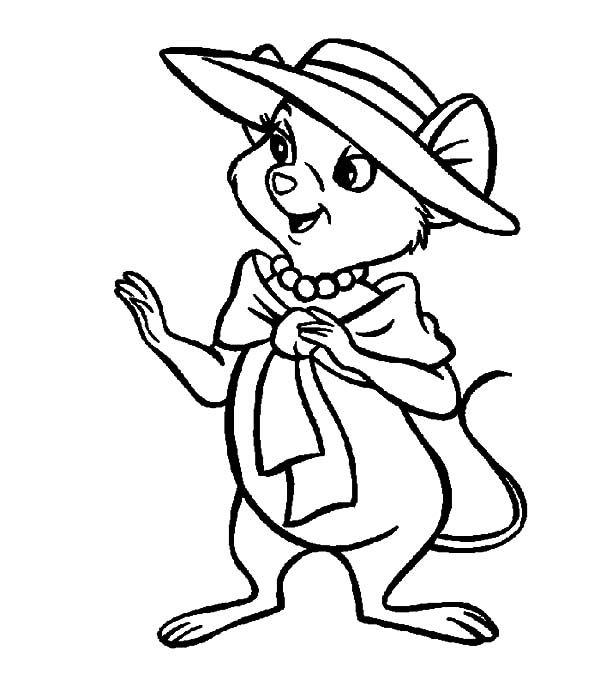 The Rescuers, : The Rescuers Miss Bianca is Going to Party Coloring Pages | Coloring  pages, Disney coloring pages, Animal coloring pages