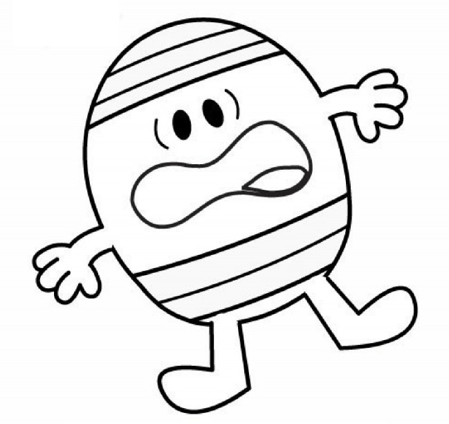 Coloring page Mr Men and Little Miss : Mr. Bump 3