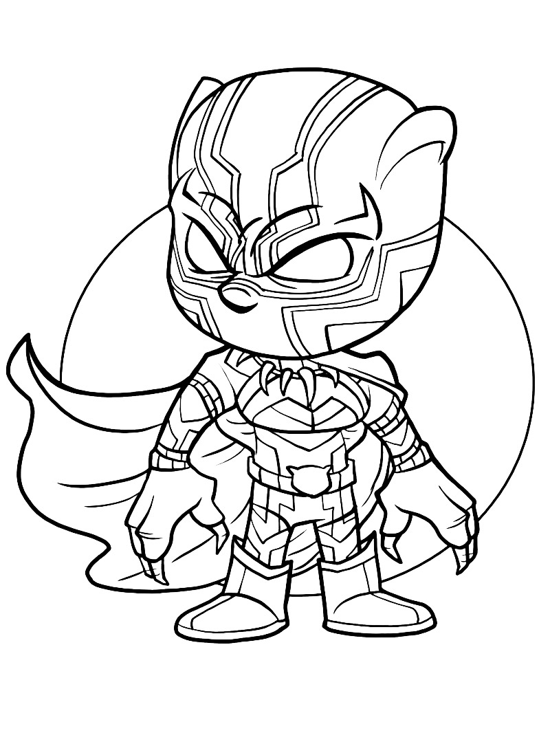Black Panther Mask Coloring Pages Coloring Nation