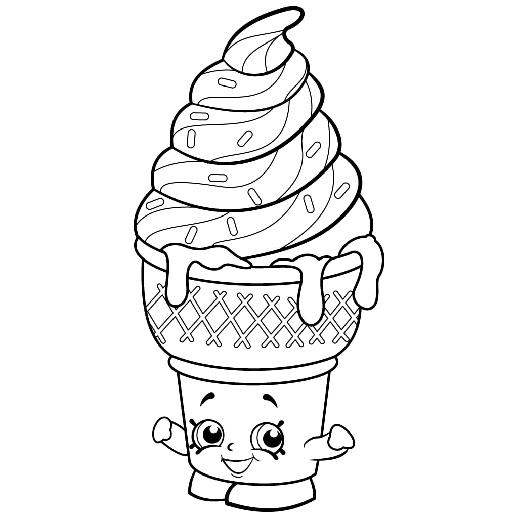 Ice Cream Coloring Pages - Free Printable Coloring Pages for Kids