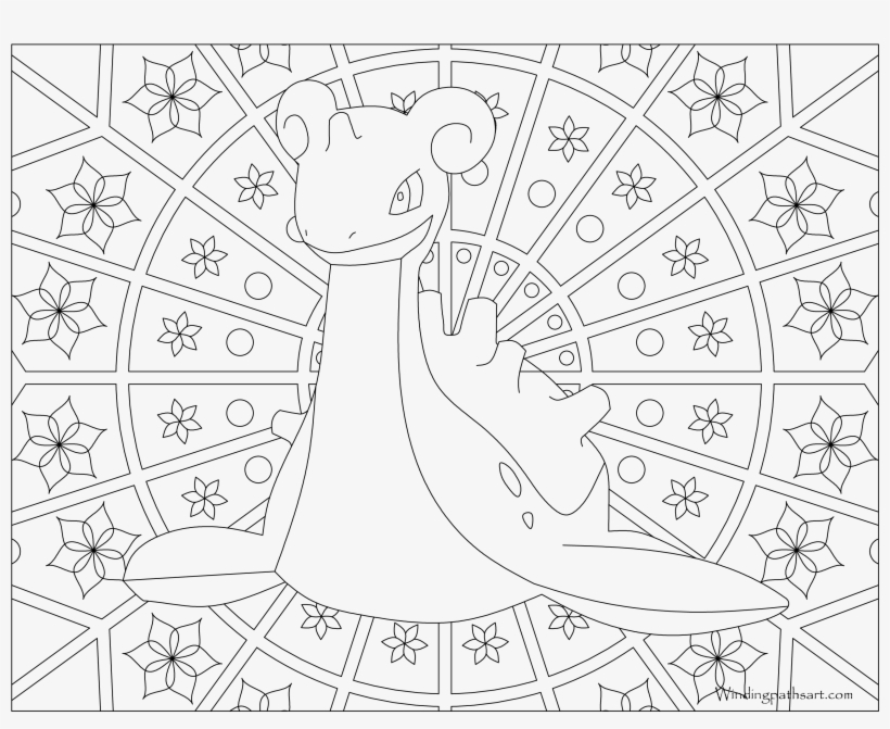 131 Lapras Pokemon Coloring Page - Pokemon Adult Coloring Pages - 3300x2550  PNG Download - PNGkit