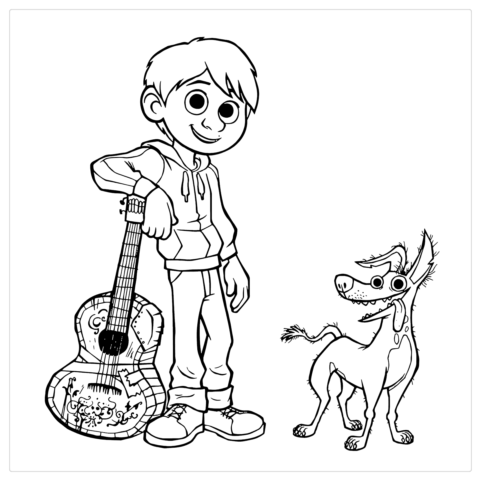 Coloring Pages For Coco Printable - HOMEREMEDIES4YOU.CLUB
