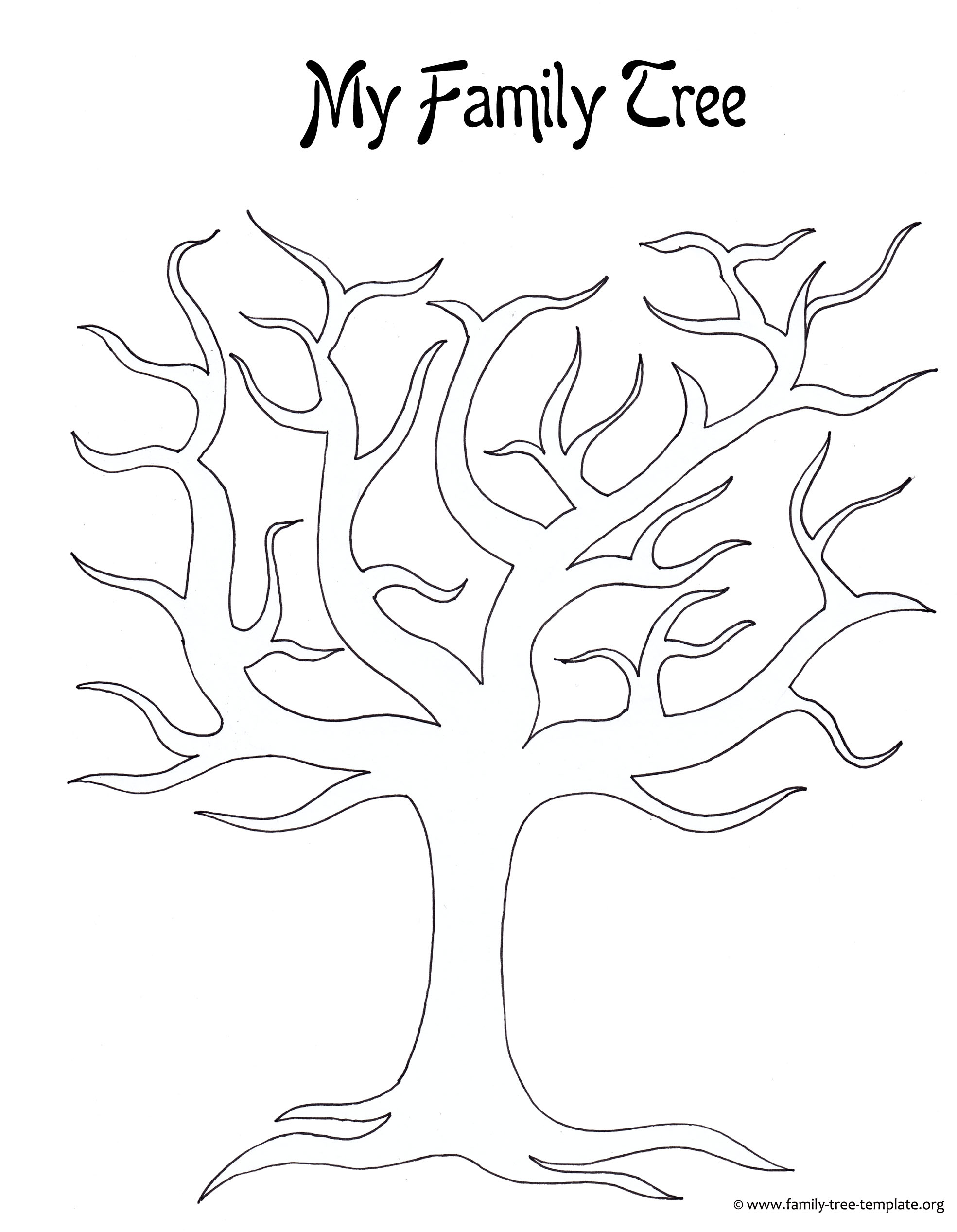 Best Photos of Large Tree Template - Large Blank Family Tree ...