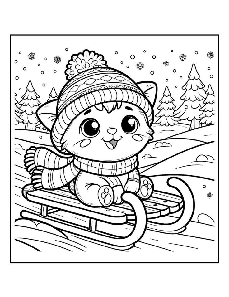 Free Winter Coloring Pages for Kids ...