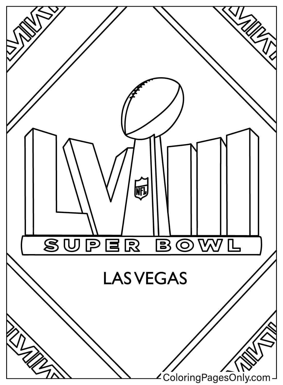 Super Bowl LVIII Coloring Page - Free ...